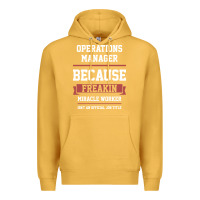 Mustard Operations Manager - Cool Gift Job Premium Hoodie - artisFamous