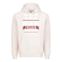 Pale Pink Operations Manager - Cool Gift Job Premium Hoodie - artisFamous