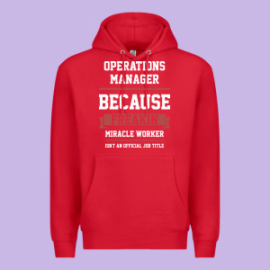 Operations Manager - Cool Gift Job Premium Hoodie Designed By Artisfamous