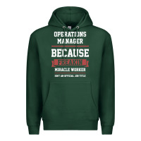 Sports Green Operations Manager - Cool Gift Job Premium Hoodie - artisFamous