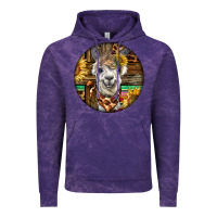 Cloud Purple western alpaca Vintage Hoodie - BarkalooDesign