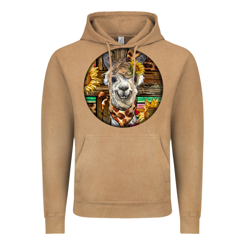 Western Alpaca Vintage Hoodie by BarkalooDesign | Teevron