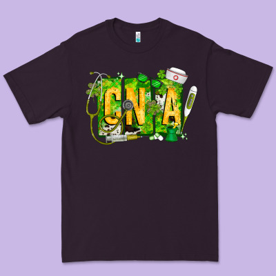 St. Patricks Day Cna Premium Tee Designed By Cowhidedigitalart