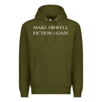 Army Green make orwell fiction Premium Hoodie - artisFamous
