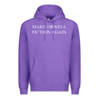 Purple make orwell fiction Premium Hoodie - artisFamous