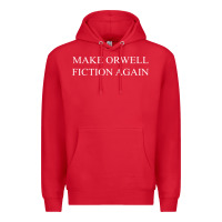 Red make orwell fiction Premium Hoodie - artisFamous