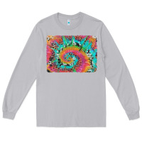 Moon Dust tie dye leopard cowhide glitter background Long Sleeve Tee - Artiststas