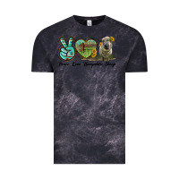 Cloud Black Peace Love Hampshire Sheep Vintage Tee - LillyAllenDesigns