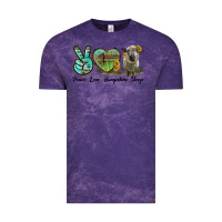 Cloud Purple Peace Love Hampshire Sheep Vintage Tee - LillyAllenDesigns