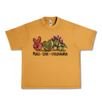 Peanut Butter Peace Love Stegosaurus Urban Heavy Tee - LillyAllenDesigns
