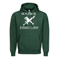 Sports Green Soldıer First Class Zipper Hoodie - Bettercallsaul