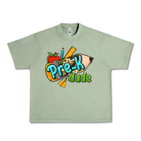 Oil Green pre k dude Urban Heavy Tee - RanaPortraitStore