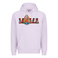 Lilac mama our lady of guadalupe Premium Hoodie - BarkalooDesign