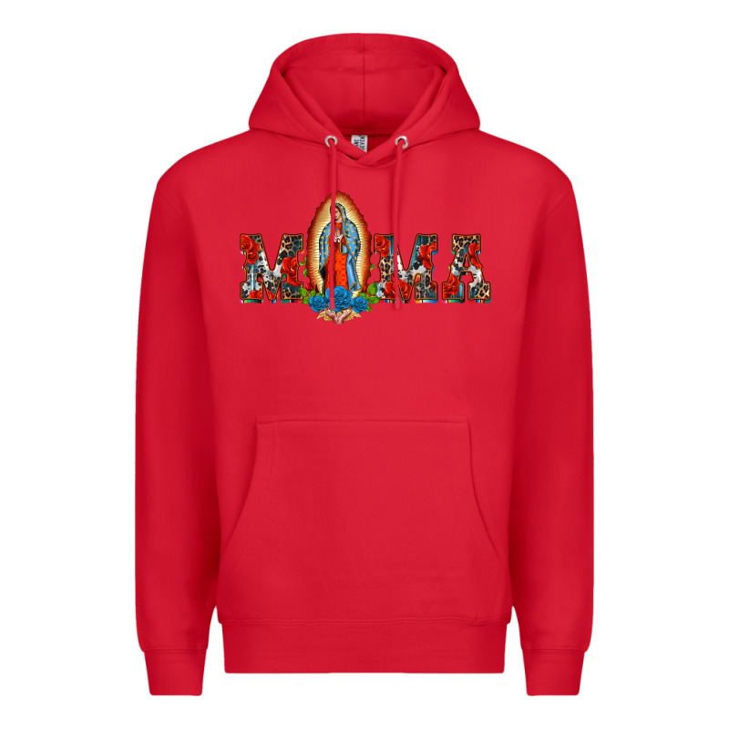 Mama Our Lady Of Guadalupe Premium Hoodie by BarkalooDesign | Teevron