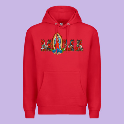 Mama Our Lady Of Guadalupe Premium Hoodie Designed By Barkaloodesign