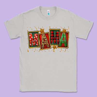Mama Christmas Mother's Day Classic Tee Designed By Fadigitalartstudio
