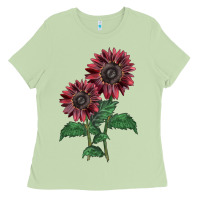 Matcha 2 Chocolate sunflower Ladies Tee - LillyAllenDesigns
