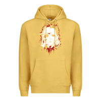 Antique Gold friends horror face mashup horror movies halloween Premium Hoodie - artisFamous