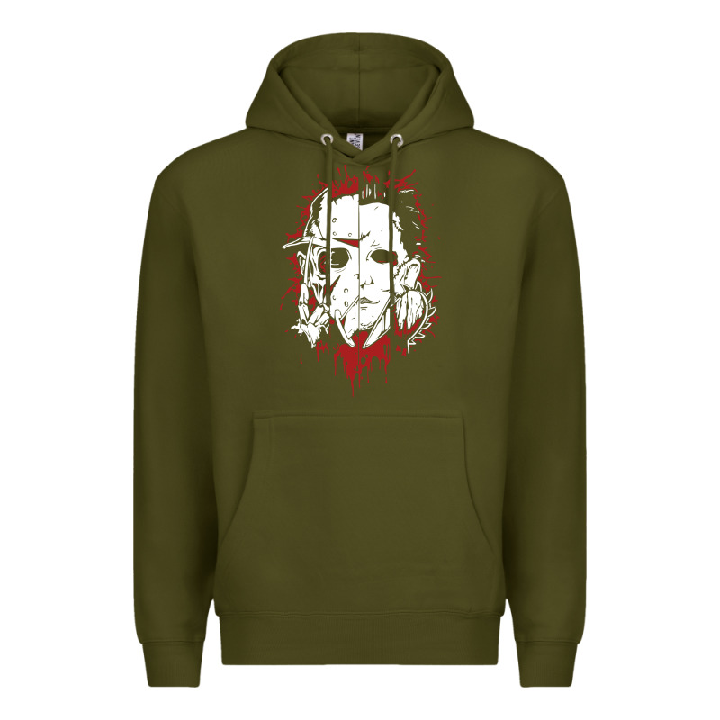 Friends Horror Face Mashup Horror Movies Halloween Premium Hoodie by artisFamous | Teevron