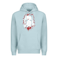 Blue Mist friends horror face mashup horror movies halloween Premium Hoodie - artisFamous