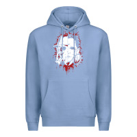 Colony Blue friends horror face mashup horror movies halloween Premium Hoodie - artisFamous