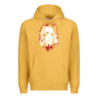 Mustard friends horror face mashup horror movies halloween Premium Hoodie - artisFamous