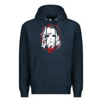 Navy friends horror face mashup horror movies halloween Premium Hoodie - artisFamous
