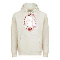 Oatmeal Heather friends horror face mashup horror movies halloween Premium Hoodie - artisFamous