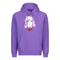 Purple friends horror face mashup horror movies halloween Premium Hoodie - artisFamous