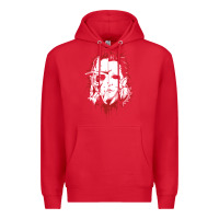 Red friends horror face mashup horror movies halloween Premium Hoodie - artisFamous
