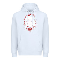 White friends horror face mashup horror movies halloween Premium Hoodie - artisFamous