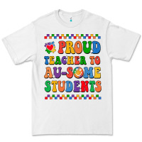 White Proud Teacher to au-some student Premium Tee - CowhideDigitalArt