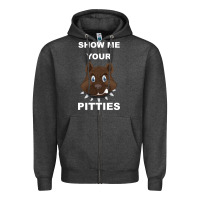 Charcoal Heather Show Me Your pitties Zipper Hoodie - Bettercallsaul