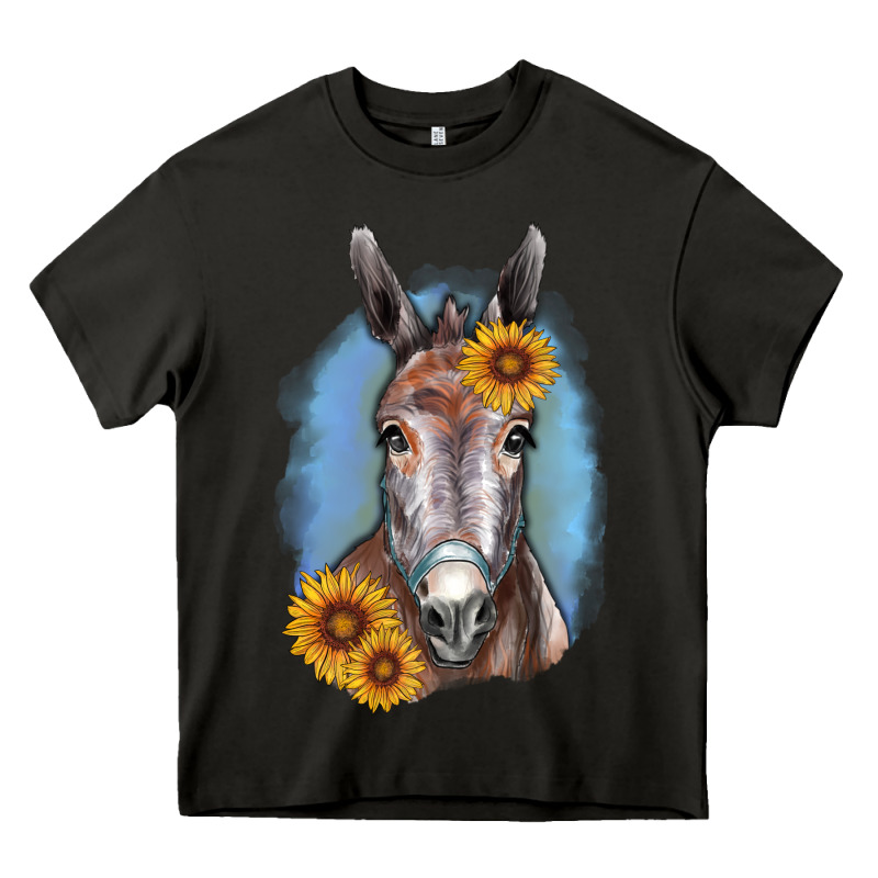Sunflower Donkey Heavy Core Tee by RanaPortraitStore | Teevron
