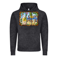 Vintage Black summer time pineapple and  beach Vintage Hoodie - BarkalooDesign