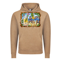 Vintage Coffee summer time pineapple and  beach Vintage Hoodie - BarkalooDesign