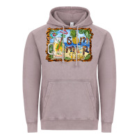 Vintage Zinc summer time pineapple and  beach Vintage Hoodie - BarkalooDesign