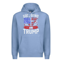 Colony Blue god guns and trump Premium Hoodie - artisFamous