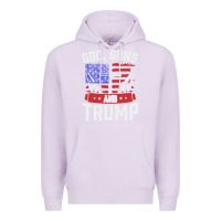 Lilac god guns and trump Premium Hoodie - artisFamous