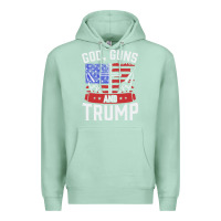 Seafoam god guns and trump Premium Hoodie - artisFamous