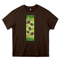 Chocolate Brown american football with lightning bolt  pen wrap Heavy Core Tee - BundleAndBundleShop