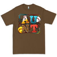 Cacao Baseball and Softball aunt leopard frame Premium Tee - LillyAllenDesigns