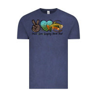 Vintage Denim Peace Love Leaping Brook Trout Vintage Tee - LillyAllenDesigns