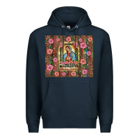 Navy madrecita muchas gracias Premium Hoodie - BarkalooDesign