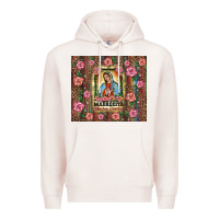 Pale Pink madrecita muchas gracias Premium Hoodie - BarkalooDesign