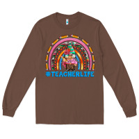 Chestnut teacherlife and teacher gnome rainbow Long Sleeve Tee - Artiststas
