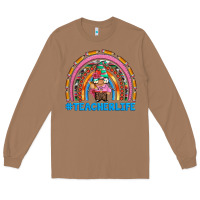 Toasted Coconut teacherlife and teacher gnome rainbow Long Sleeve Tee - Artiststas