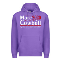 Purple more cowbell 2020 election Premium Hoodie - artisFamous
