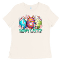 Bone happy easter day eggs nurse Ladies Tee - RacoonDesign