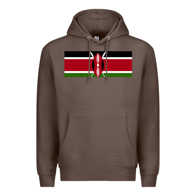 Kenya Flag Premium Hoodie by artisFamous | Teevron